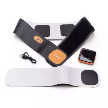 Bodi-Tek BT-ABSH-TOP-EU/1.2 Pilvo ir nugaros raumenų stiprintuvas su šildymu, juoda/oranžinė