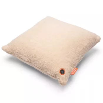 Bodi-Tek BT-CSHT2-W-BG-PB10 COZY Una Šildoma Patogumo Pagalvėlė 45 x 45 cm, Smėlio Spalvos