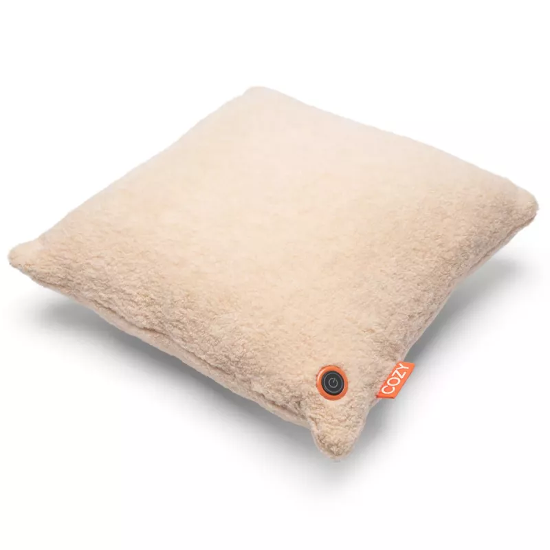 Bodi-Tek COZY Una šildomas komforto pagalvėlė 45 x 45 cm, smėlio spalvos