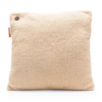 Bodi-Tek BT-CSHT2-W-BG-PB10 COZY Una Šildoma Patogumo Pagalvėlė 45 x 45 cm, Smėlio Spalvos