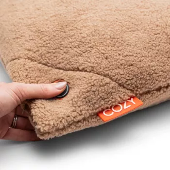Bodi-Tek BT-CSHT2-W-LC-PB10 COZY Una Šildoma Komforto Pagalvėlė 45 x 45 cm, Šviesus Šokoladas