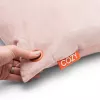 Bodi-Tek BT-CSHT2-V-LP-PB10 COZY Una šildoma komforto pagalvėlė 45 x 45 cm, šviesiai rožinis aksomas