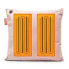 Bodi-Tek BT-CSHT2-V-LP-PB10 COZY Una šildoma komforto pagalvėlė 45 x 45 cm, šviesiai rožinis aksomas
