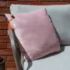 Bodi-Tek BT-CSHT2-V-LP-PB10 COZY Una šildoma komforto pagalvėlė 45 x 45 cm, šviesiai rožinis aksomas