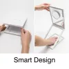 RIO MMAW-EU/1,0 Home and Away Dressing Table Make Up Mirror – Dvipusis LED apšviestas veidrodis su 1×/5× didinimu, sulankstomas, baltas