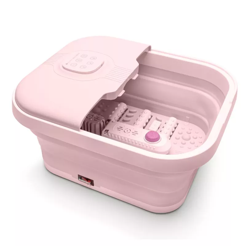 RIO FTBH13-EU-PK/1,3 Deluxe sulankstoma pėdų SPA vonelė, rožinė