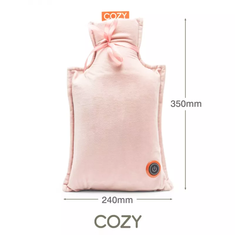 Bodi-Tek BT-WBHT-EU/1.0 COZY Įkraunamas karšto vandens butelis – pilka