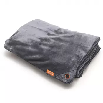 Bodi-Tek BT-BLHT-EU/1.0 COZY Snuggle Blanket Heated Throw 130 x 160 cm, Gray