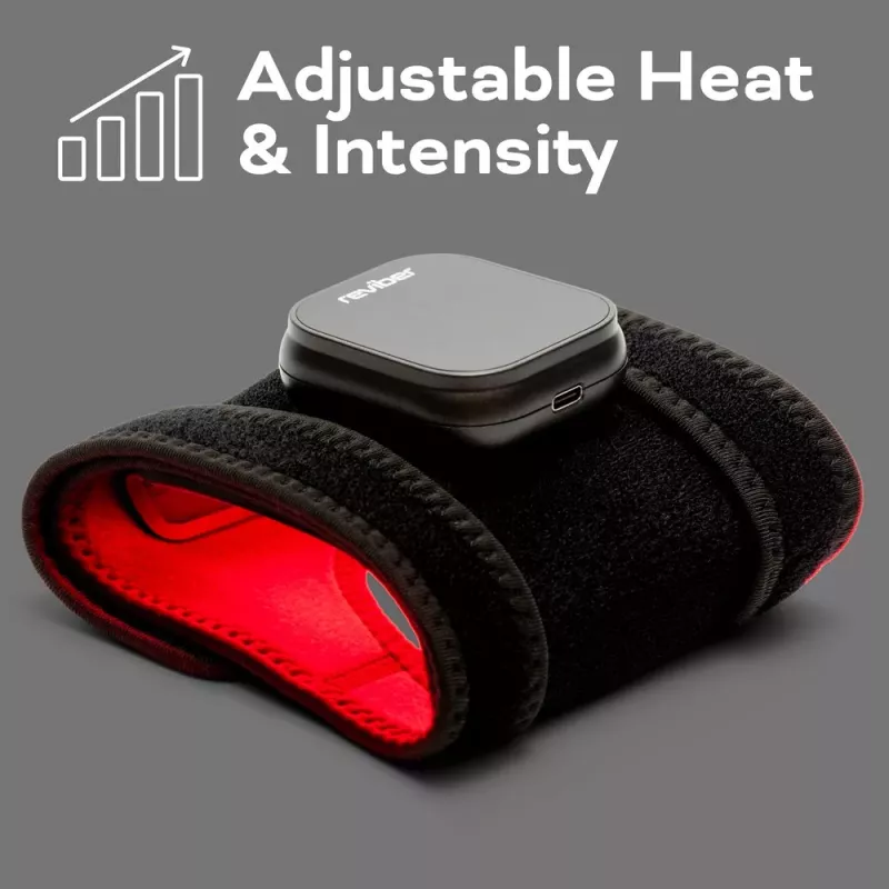 Reviber RV-MATP-EU infraraudonųjų spindulių terapijos pagalvėlė – 660 nm ir 850 nm, 120 LED, lankstus neoprenas