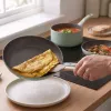 Progress BW14255G Neutrals 5 dalių keptuvių rinkinys – kaltas aliuminis, akmens efekto nelipni danga, tinka indukcijai