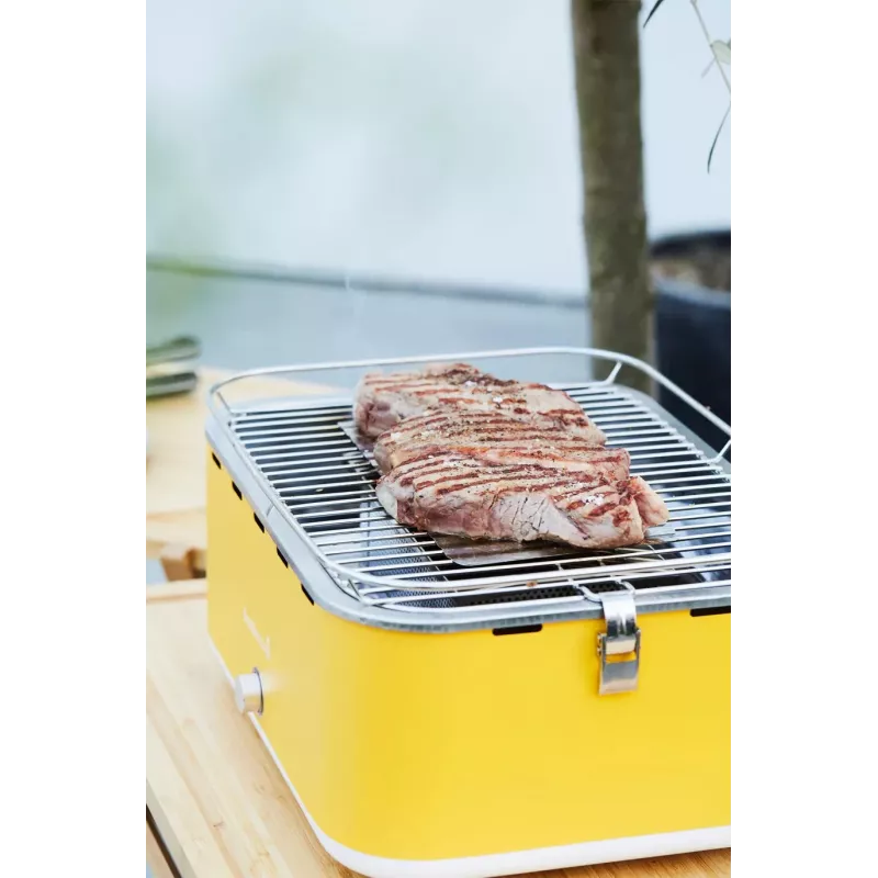 Barbecook medžio anglių stalinis grilis Carlo 44x33x21 cm Yellow Sunshine