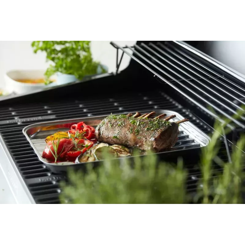 Barbecook Nerūdijančio plieno daugkartinė kepsninės keptuvė 34,5 x 24 x 3 cm BC-ACC-7079