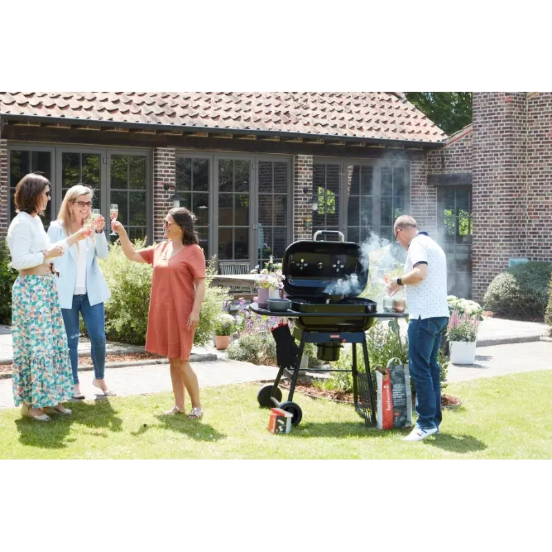 Barbecook anglies grilis Magnus Premium, 85 x 64 x 110 cm, juodas