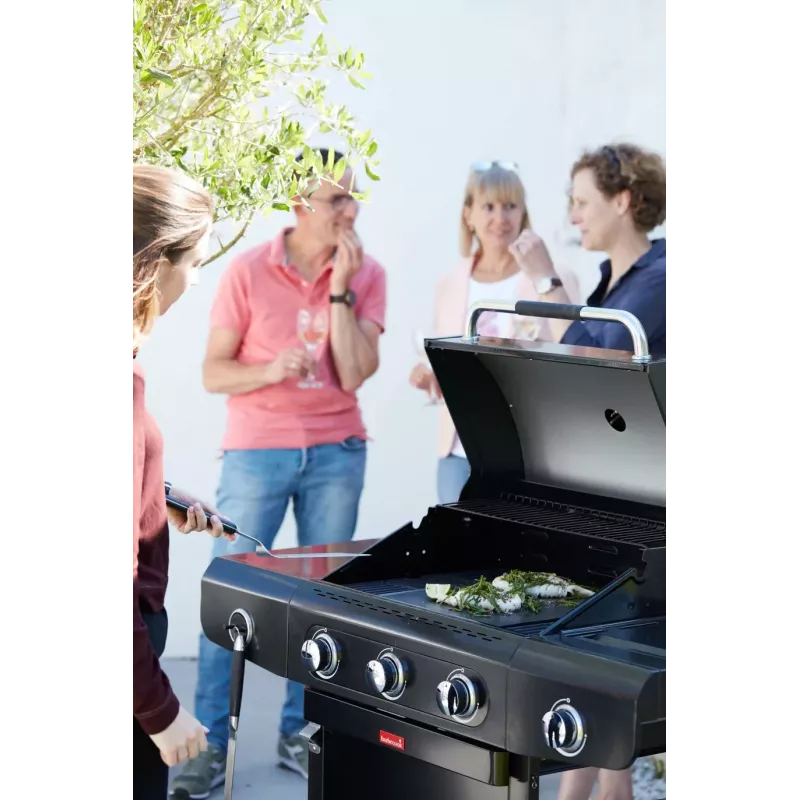 Barbecook dujinė kepsninė Siesta 310 Graphite, 124 x 56 x 118 cm | BC-GAS-2072