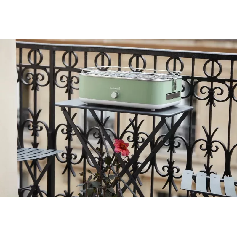 Barbecook elektrinis grilis E-Carlo BC-ELE-1002 stalinis 2500 W žalias