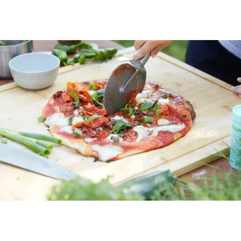 Barbecook Premium Pizza Cutter 28,7 cm nerūdijančio plieno ašmenimis, juoda rankena