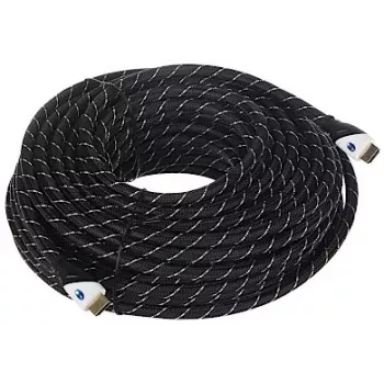 HDMI kabelis 25 m - High-Speed su Ethernet, 4K@60Hz, 18 Gbps, juodas