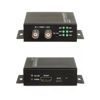 DELTA OPTICAL HV/HDMI+HV-V2 HDMI į AV keitiklis su HDMI perdavimo išvestimi