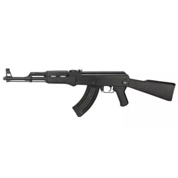 CYA Cyma AK47 Tactical Black AEG Airsoft Ginklą 6mm su Baterija ir Įkrovikliu