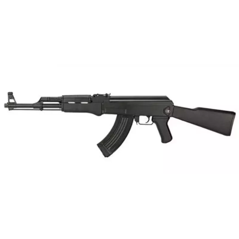 CYA Cyma AK47 Tactical Black AEG Airsoft Ginklą 6mm su Baterija ir Įkrovikliu