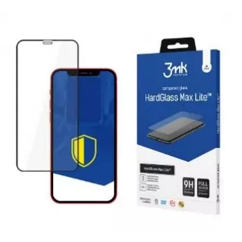 3MK HardGlass Max Lite Grūdinto stiklo apsauginis ekrano stikliukas, skirtas Apple iPhone 12 / 12 Pro
