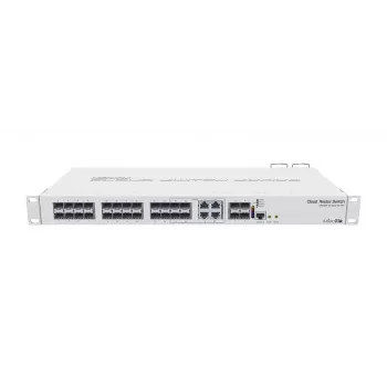 MikroTik CRS328-4C-20S-4S+RM valdomas L2/L3 jungiklis, 1U, 20x SFP, 4x SFP+, 4x Combo, baltas