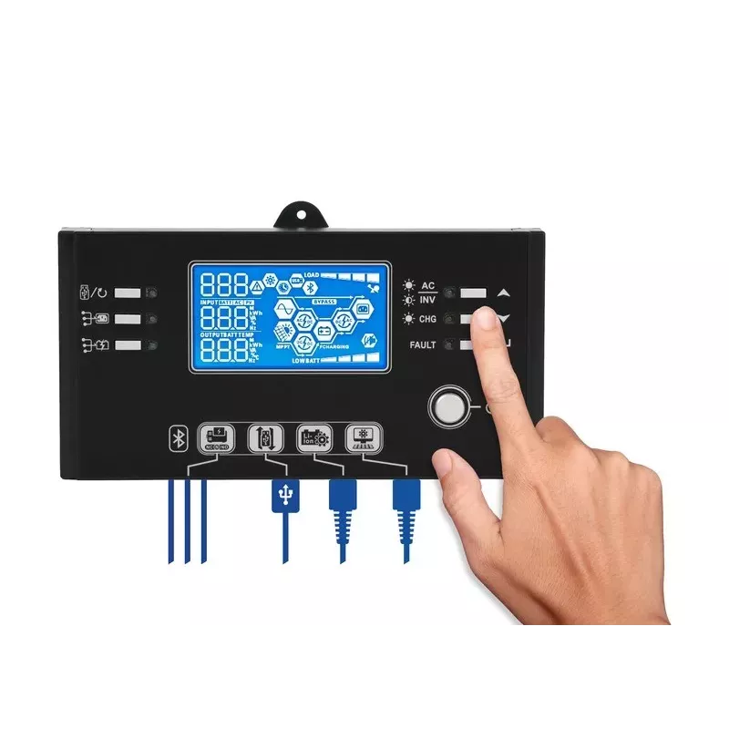 Ne tinklo hibridinis saulės inverteris AZO Digital ESB 10kW-48