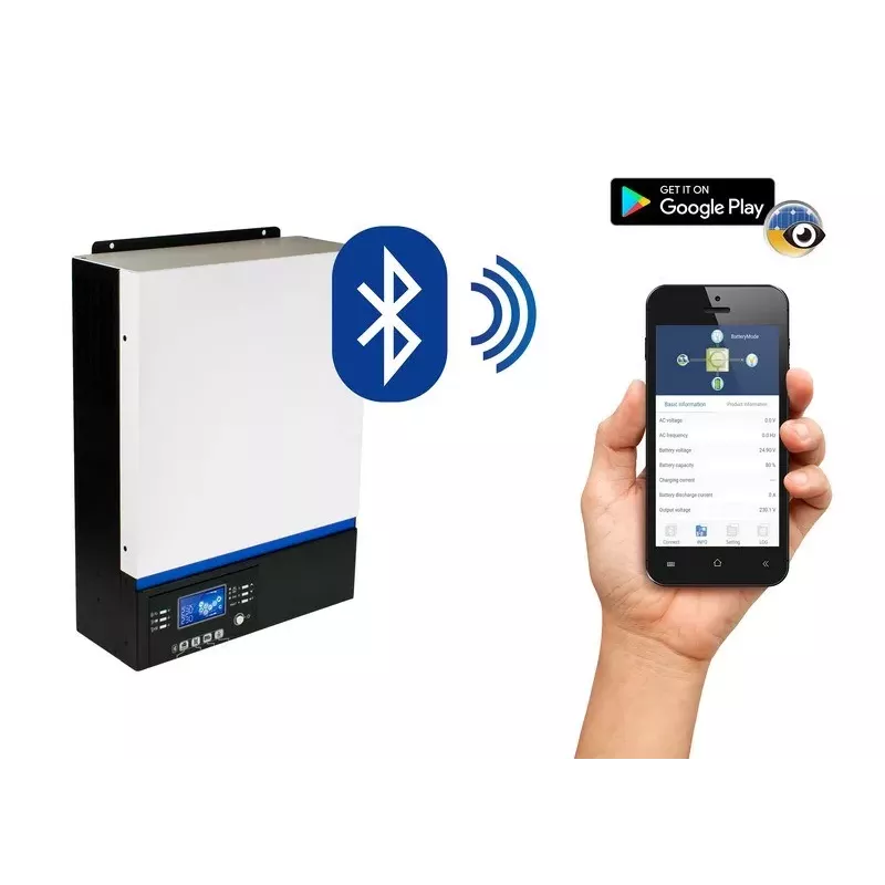 Ne tinklo hibridinis saulės inverteris AZO Digital ESB 10kW-48