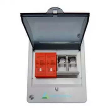 AZO DIGITAL AZO00D1240 Nuolatinės srovės (DC) 2 tipo apsaugos nuo viršįtampių įtaisas, 1000V, 20kA, 3 polių, fotovoltinėms sistemoms