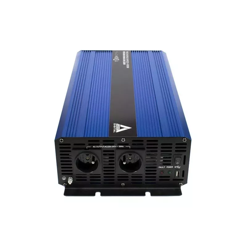 AZO Digital 24 VDC / 230 VAC Converter SINUS IPS-8000S 8000W gryno sinusinio bangos keitiklis
