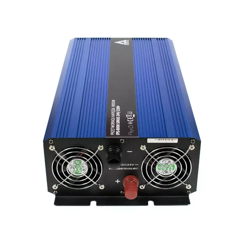AZO Digital 24 VDC / 230 VAC Converter SINUS IPS-8000S 8000W gryno sinusinio bangos keitiklis