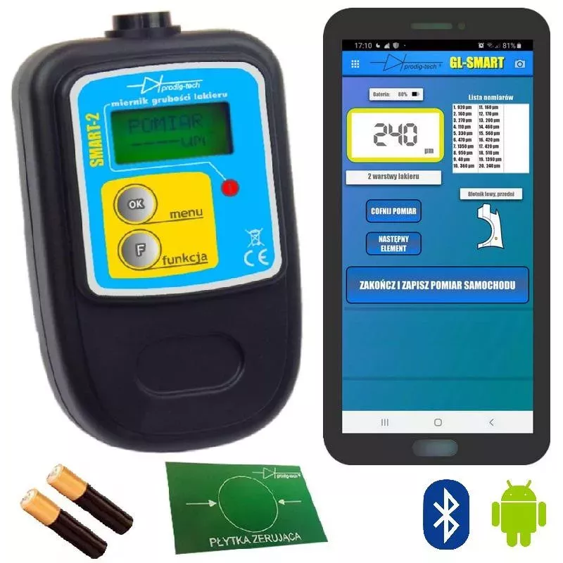 PRODIG-TECH GL-SMART-2 Dažų storio matuoklis 0–2000 µm