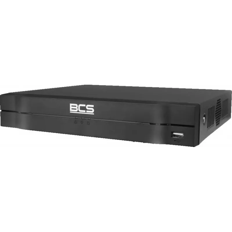 BCS-L-XVR0401-4KE(5) 4 kanalų analoginis HD DVR įrašytuvas, 8MP 4K, H.265+, 1 SATA iki 10TB, išmanioji perimetro apsauga