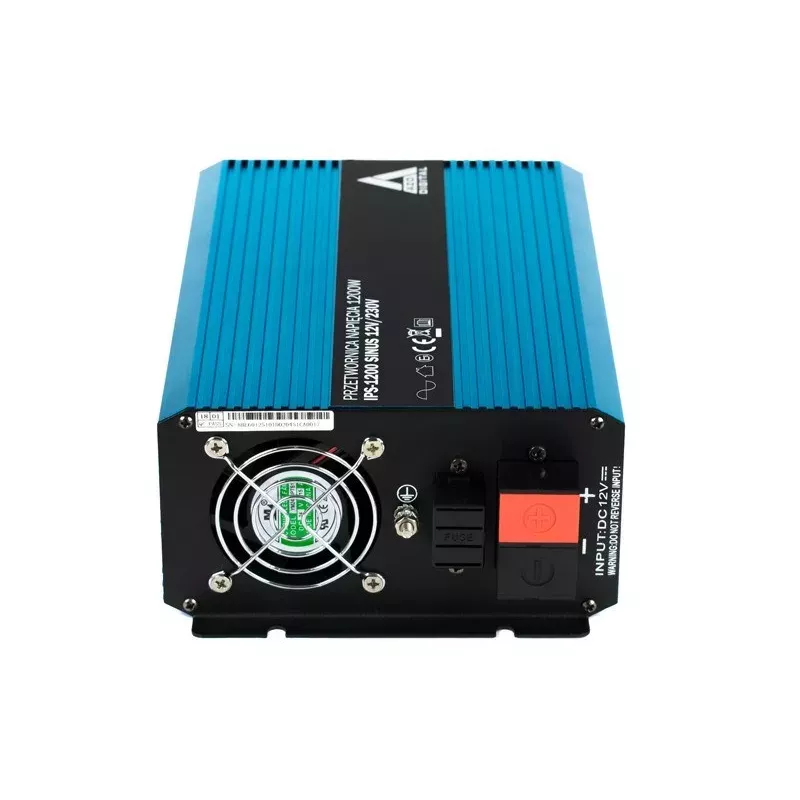 AZO Digital 12 VDC / 230 VAC grynojo sinuso bangos keitiklis 1200W IPS-1200S