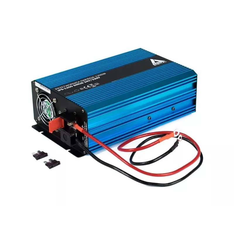 AZO Digital 24 VDC / 230 VAC Converter SINUS IPS-1200S 1200W gryno sinuso keitiklis