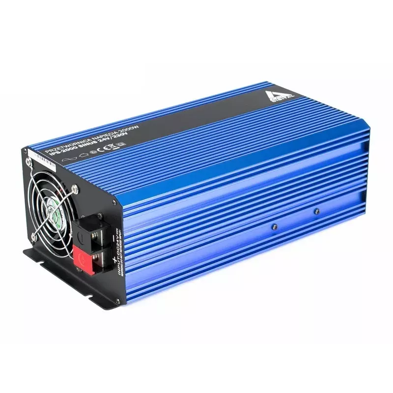 AZO Digital 24 VDC / 230 VAC Converter SINUS IPS-2000S 2000W gryno sinuso keitiklis