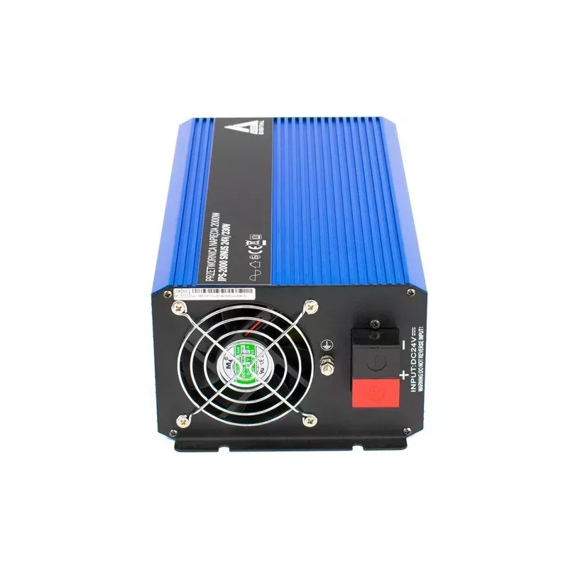 AZO Digital 24 VDC / 230 VAC Converter SINUS IPS-2000S 2000W gryno sinuso keitiklis