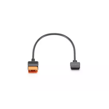 DJI Power SDC to Matrice 4 Series Fast Charge Cable 1,5 m juoda