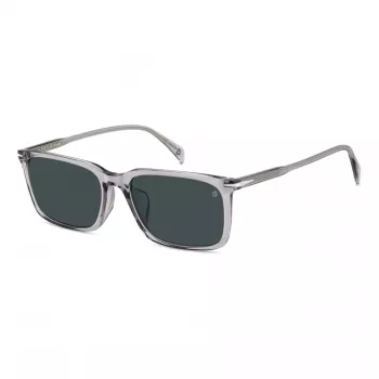 DAVID BECKHAM DB1163FSKB7 Vyriški akiniai nuo saulės Havana rudo vėžlio kiauto acetato rėmeliu rudo šešėliuoto stiklo lęšiai 58 mm