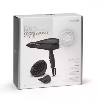 BaByliss 6710DE Plaukų džiovintuvas 2200W Profesionalus AC variklis Jonizacija Šalto oro pūtimas 2 antgaliai