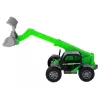 LEAN TOYS Žemės ūkio transporto priemonė Traktorius Žalias Krano žemės ūkio mašina