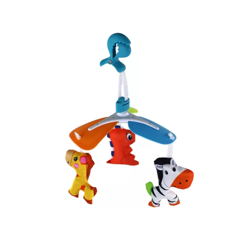 LEAN TOYS Children's Carousel, Animal Clip, Colorful