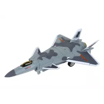 LEAN TOYS Friction Driven Airplane, Black or Gray