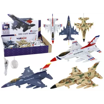 LEAN TOYS Military Airplane Fighter Sound Lights Moro