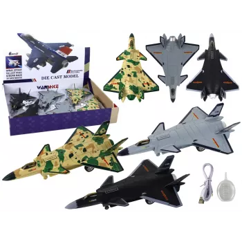 LEAN TOYS baterijų ir įkroviklio rinkinys modeliniams lėktuvams (3 vnt. 650 mAh Li-Po)