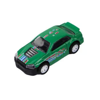 LEAN TOYS Transporto priemonių rinkinys su trinties varikliu metaliniame dėkle