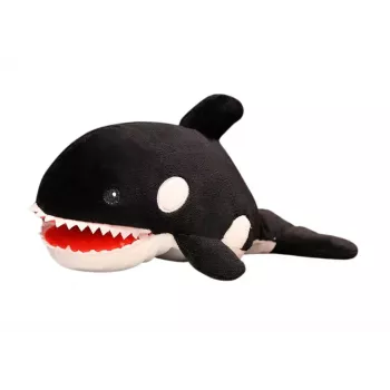 LEAN TOYS Minkštas žaislas Orka Vandenyno Rankinė Lėlė 30 cm