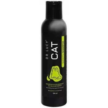 DR LUCY Cat Smooth Shampoo 150 ml koncentruotas, glotninantis šampūnas ilgaplaukėms katėms