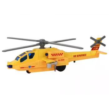 LEAN TOYS Aliumininis gelbėjimo sraigtasparnis Mix Drive RC 3 kanalų 2.4 GHz