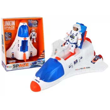 LEAN TOYS Space Mission Space Set Raketa ir Kosmonautas 2 Elementai